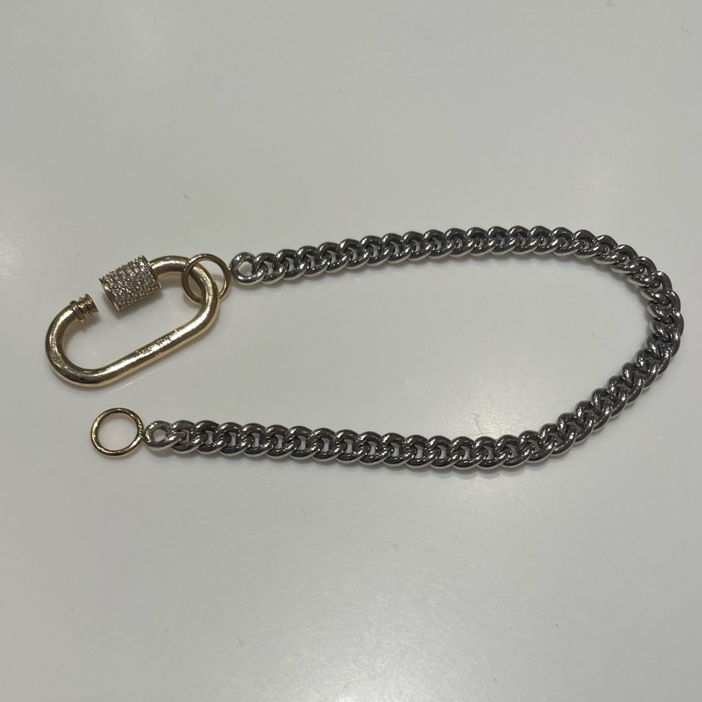 Marla Aaron 6in Sterling Silver Chain (Lock Not Included)